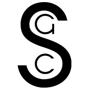 White Golf Towel, Black logo Design